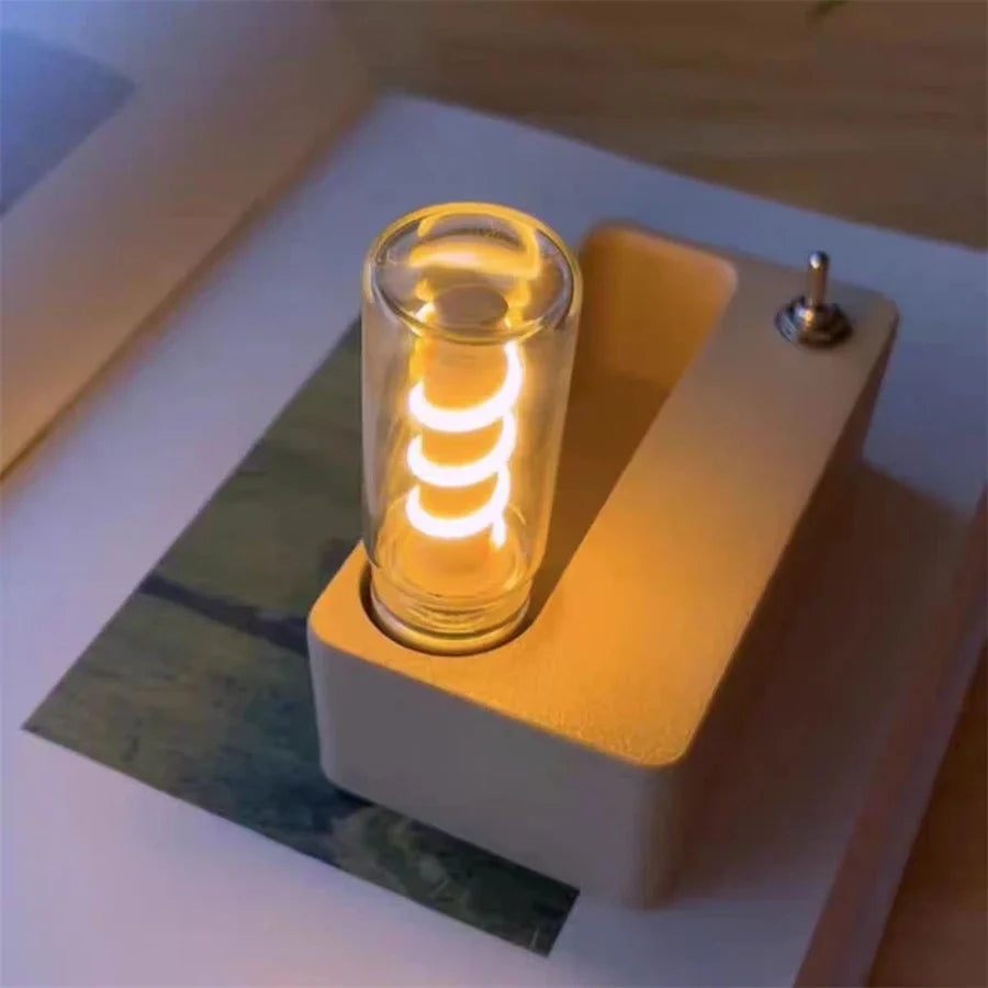 Mechanical Flip Rechargeable Night Lamp - Image 1
