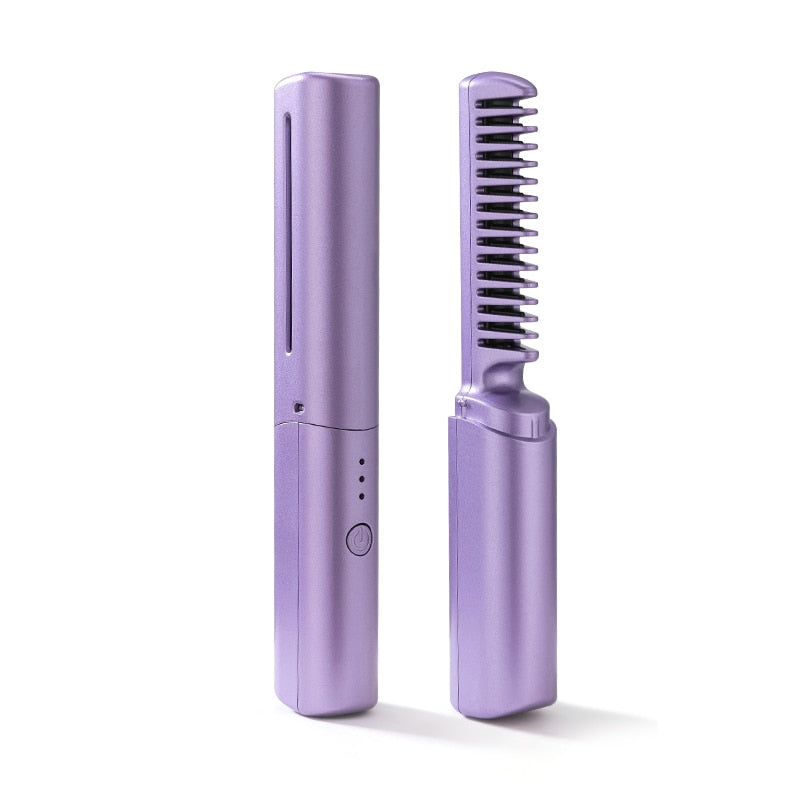 USB Powered Smart Heat Iron Comb Hair Straightener - Image 5