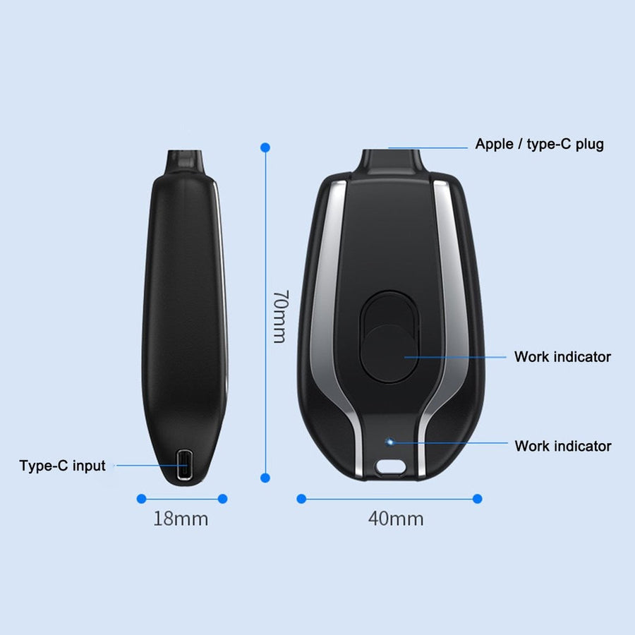 Mini Keychain Emergency Power Bank - Image 8