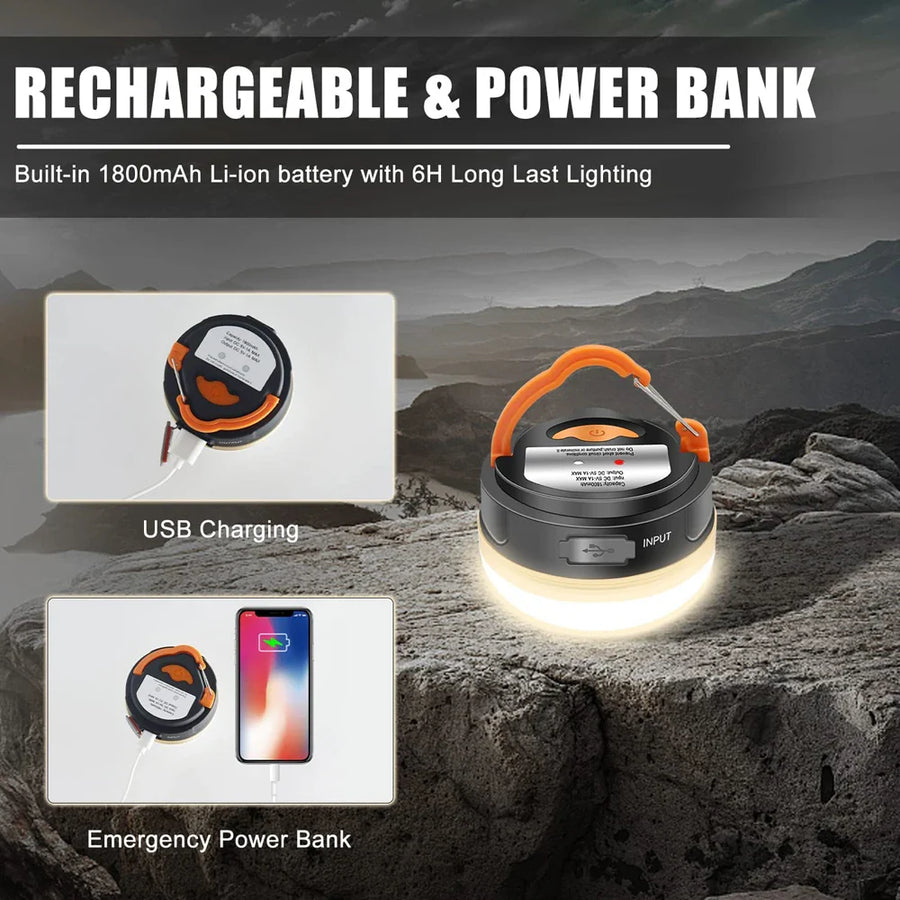 Practical Camping Magnetic LED Rechargeable Light - Image 3