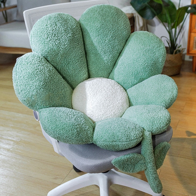 Golden Blossom Sunflower Soft Seat Cushion - Image 3