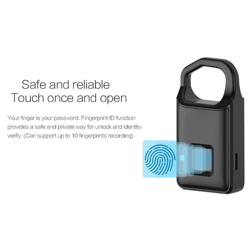 Touch Guard Smart Fingerprint Waterproof Secure Lock - Image 4