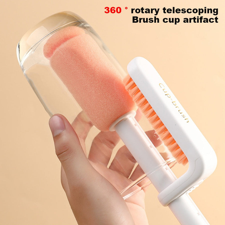 Long Handle Easy Spotless Bottle Cleaner Brush - Image 1
