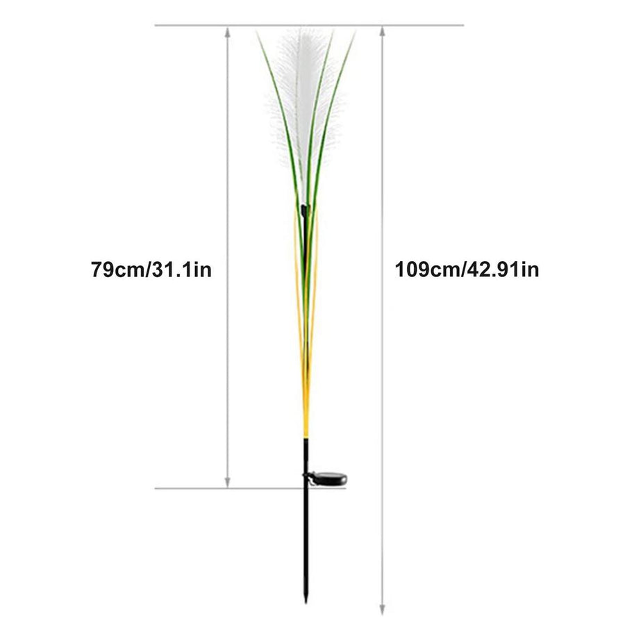 Solar Reed Waterproof Fiber Patio Lights - Image 13