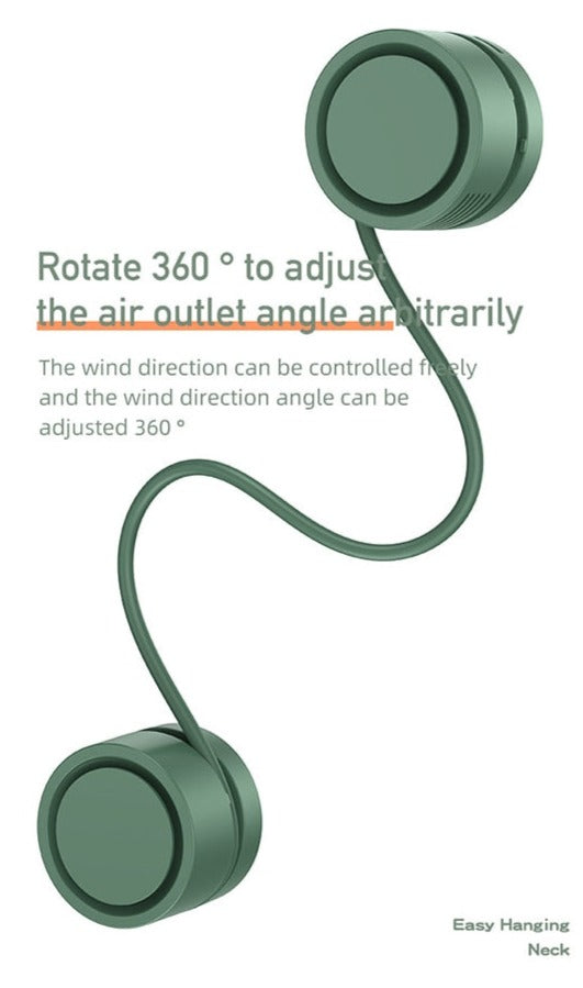 Retractable Aroma Therapy Bladeless Neck Fan - Image 3
