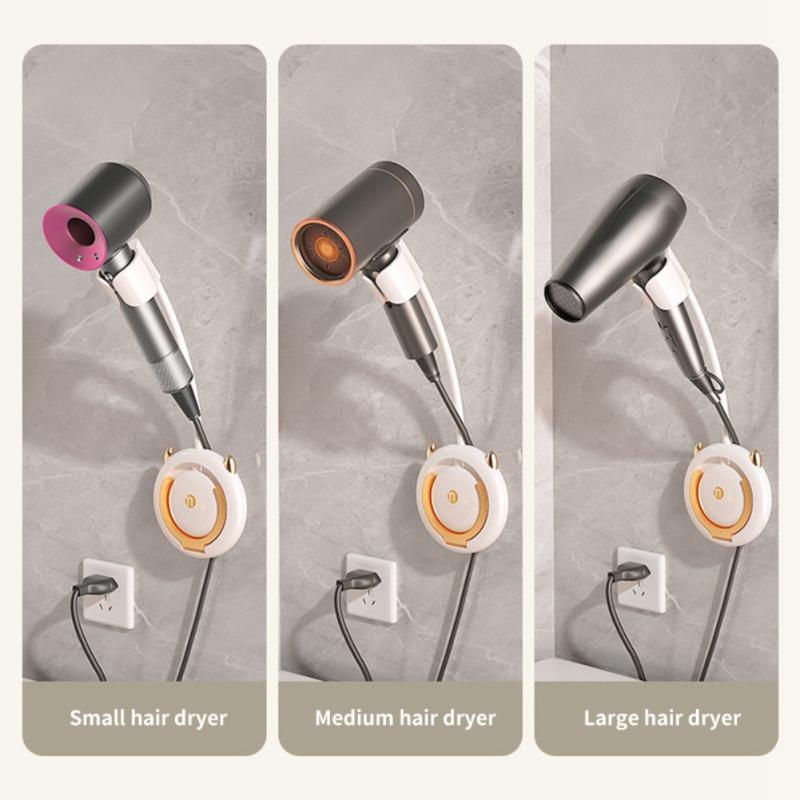 Mounted Universal Self-Adhesive Hair Dryer Holder - Image 6