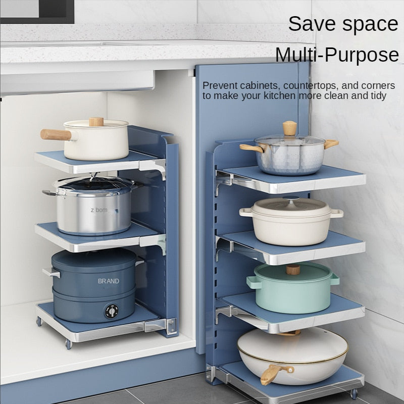 Multi-Layer Smart Sorter Kitchen Storage Rack - Image 2
