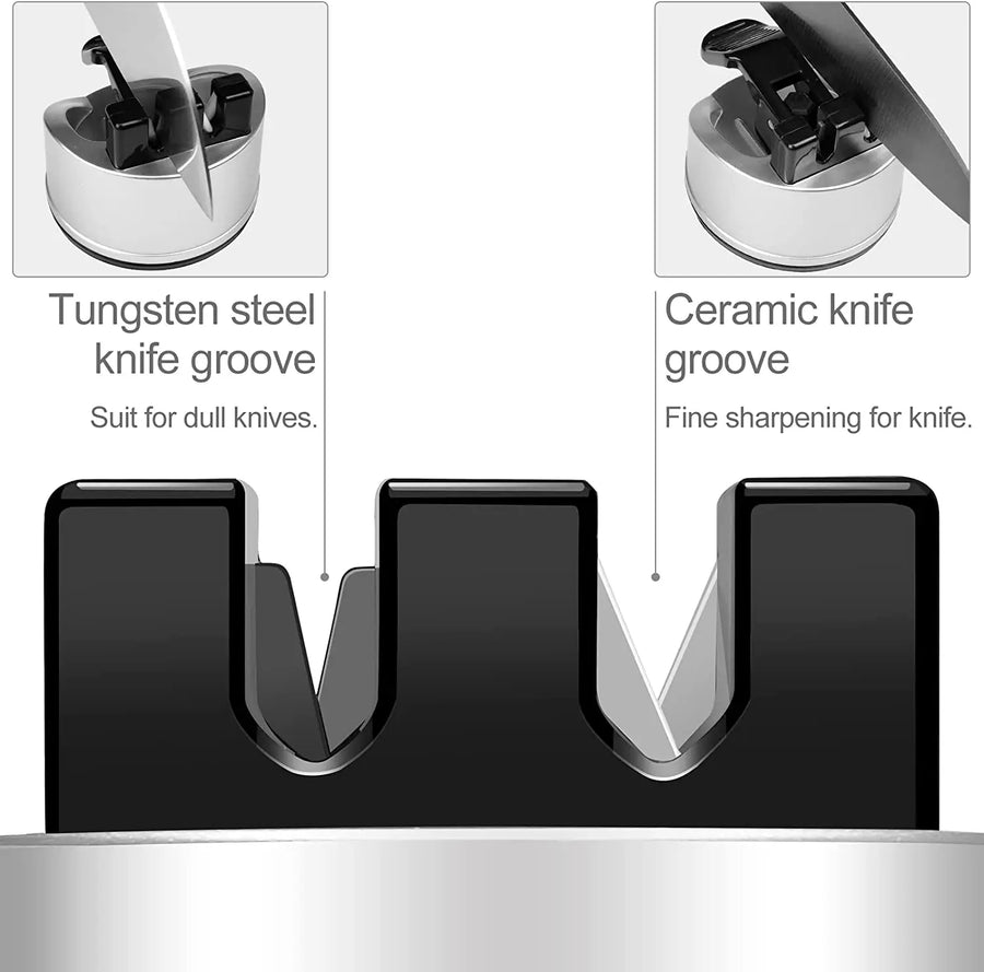 Non-Slip Pocket Size Chef's Quick Knife Sharpener - Image 5