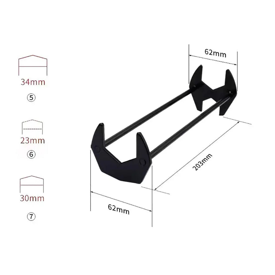 Dual-Headed Easy Repair Faucet Wrench - Image 8
