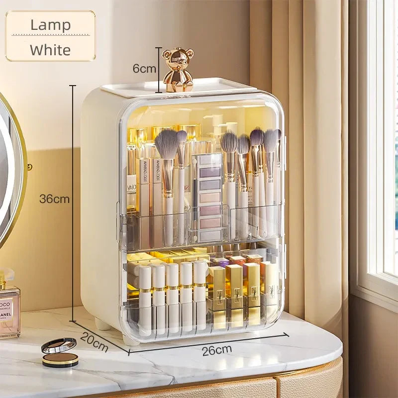 Anti-Dust Large LED Cosmetic Storage Box - Image 5