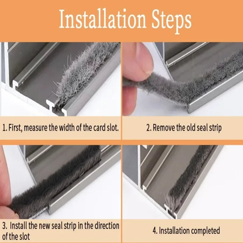 Dustproof Soundproof Brush Seal Strip - Image 6