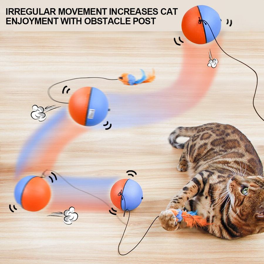 Game Master Automatic Running Cat Ball Toy - Image 3