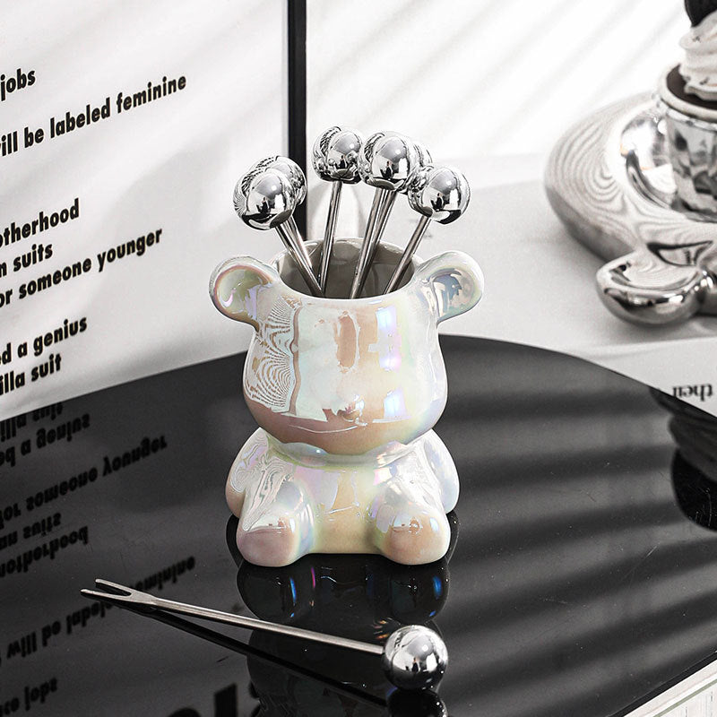 Nordic Tiny Bear Food Fruit Holder - Image 1