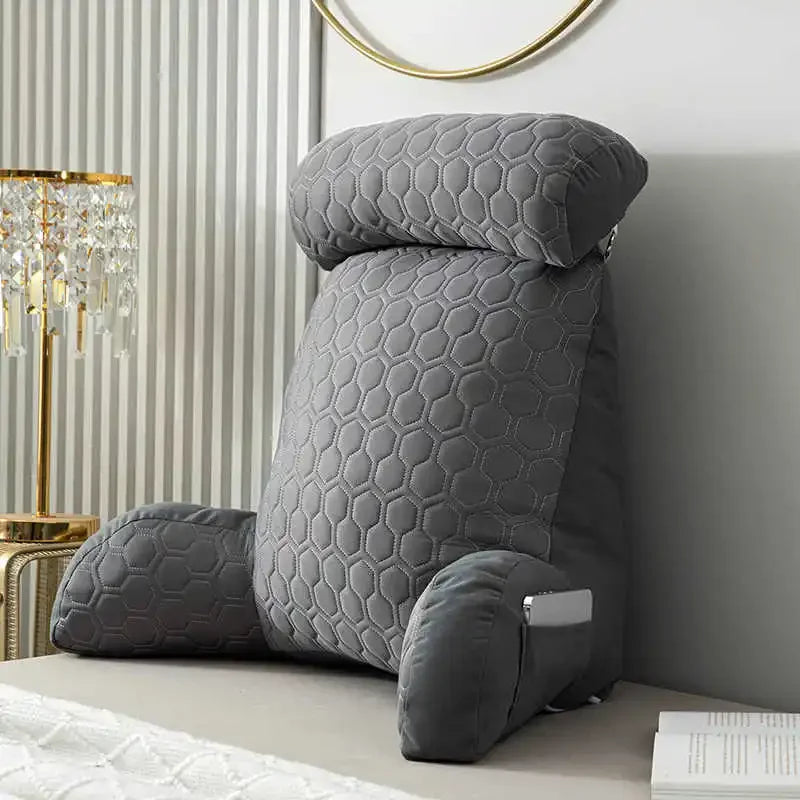 Ultra Cool Latex Washable Comfy Reading Back Pillow - Image 9