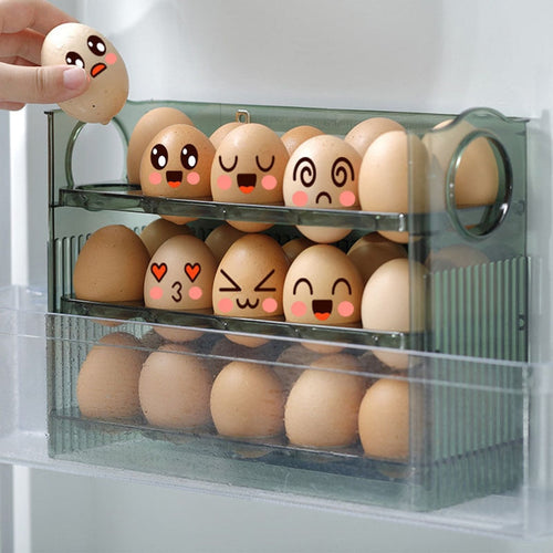 Automatic Flip Egg Storage Rack - Image 0