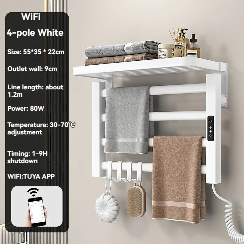 Intelligent Electric Heated Towel Drying Organizer Rack - Image 14