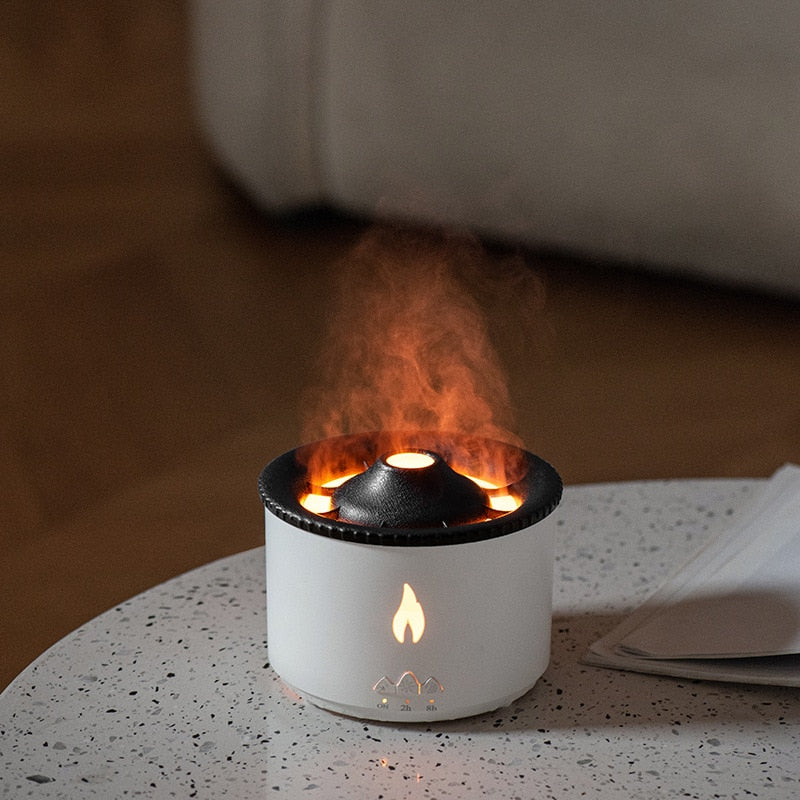 Volcanic Flame Air Humidifier Night Lamp - Image 1