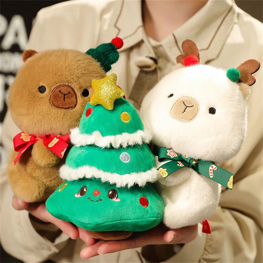 Christmas Theme Soft Snuggly Plush Toy Set - Image 2