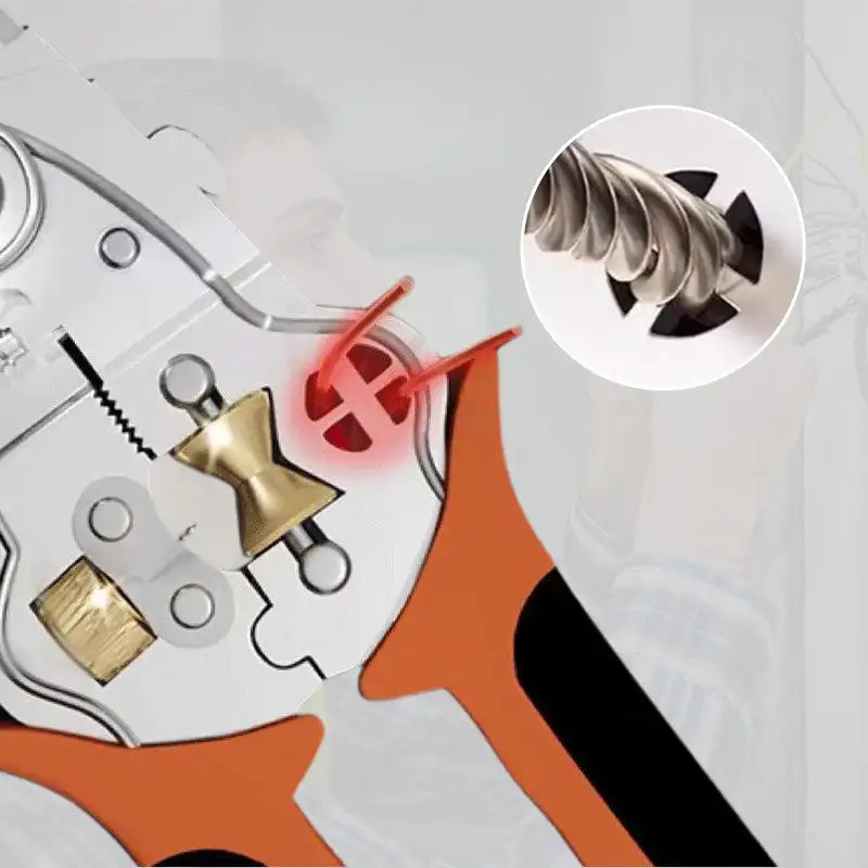 Heavy-Duty 10in1 Wire Cutter Stripping Pliers - Image 1
