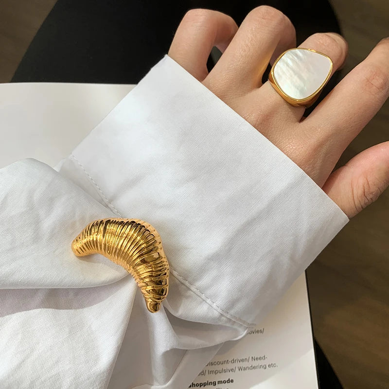 Classic Croissant Accent Brooch - Image 0