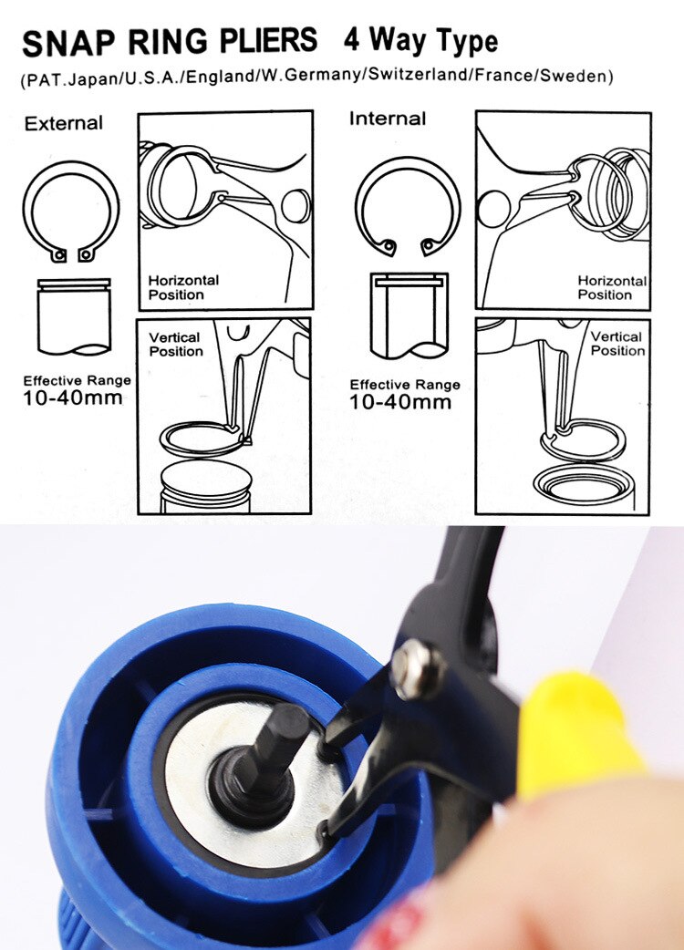 2in1 Snap Ring Pliers Tool - Image 6