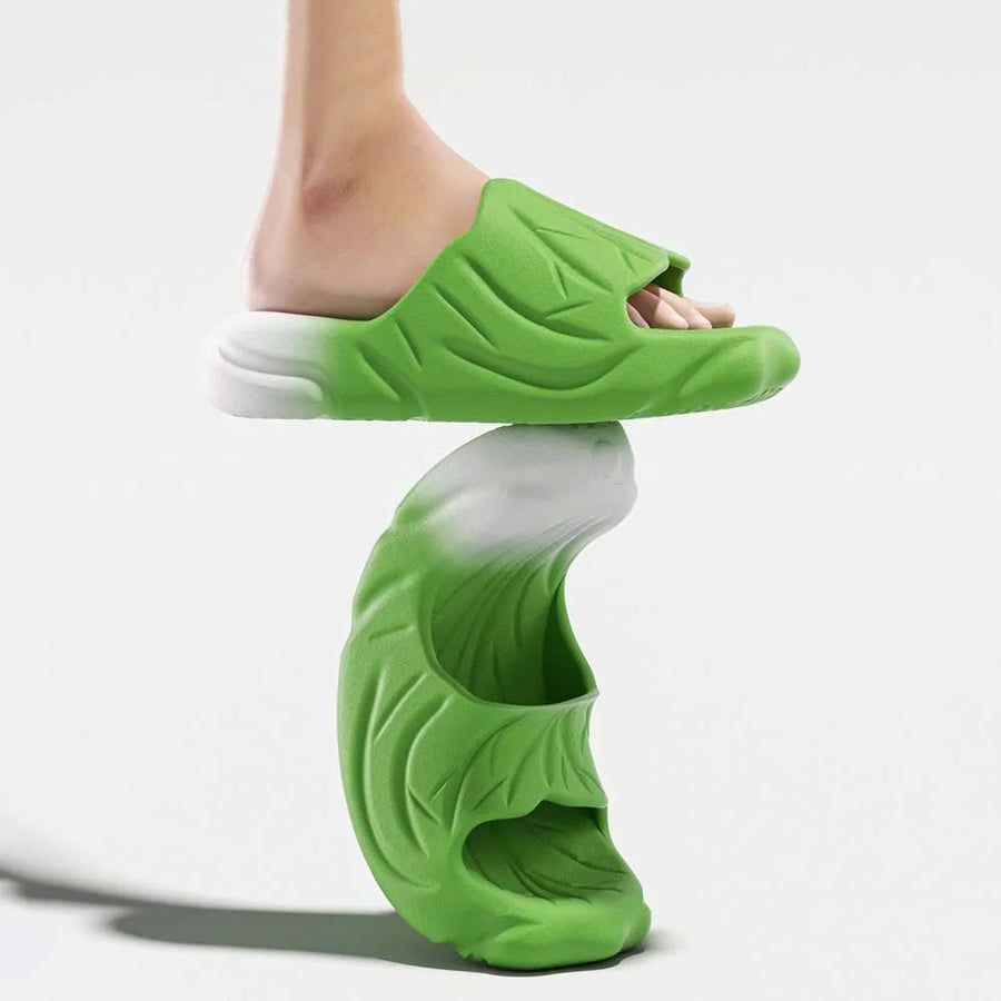 Cozy Cabbage Cloud Slippers