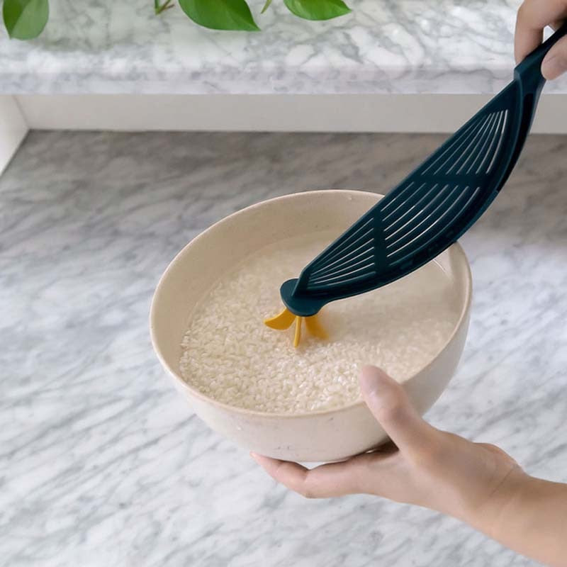 Rice Washing Multifunctional Drainer Spoon - Image 4