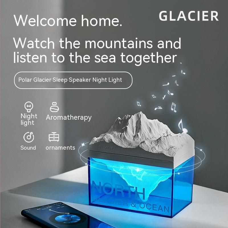 Iceberg Aromatherapy Bluetooth Speaker Night Lamp - Image 2