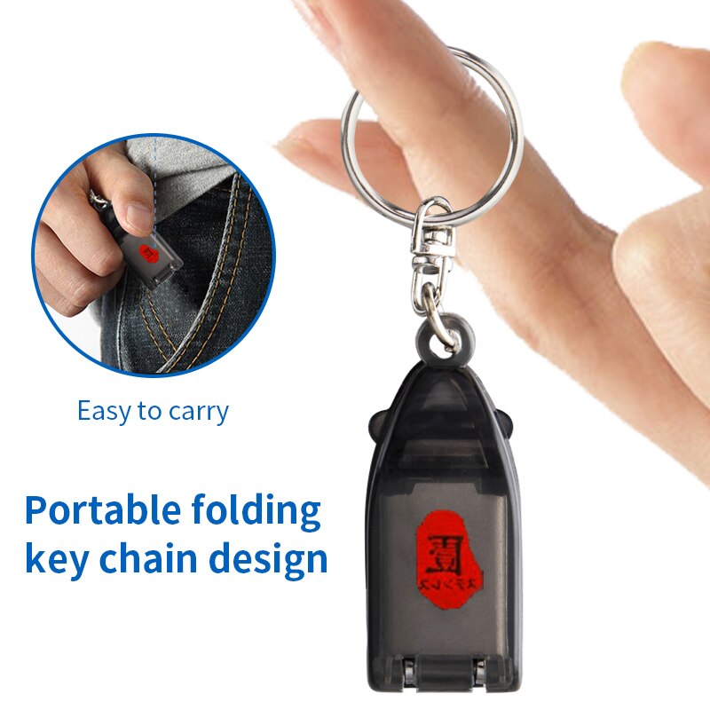 Stainless Steel Nail Clipper Keychain - Image 2