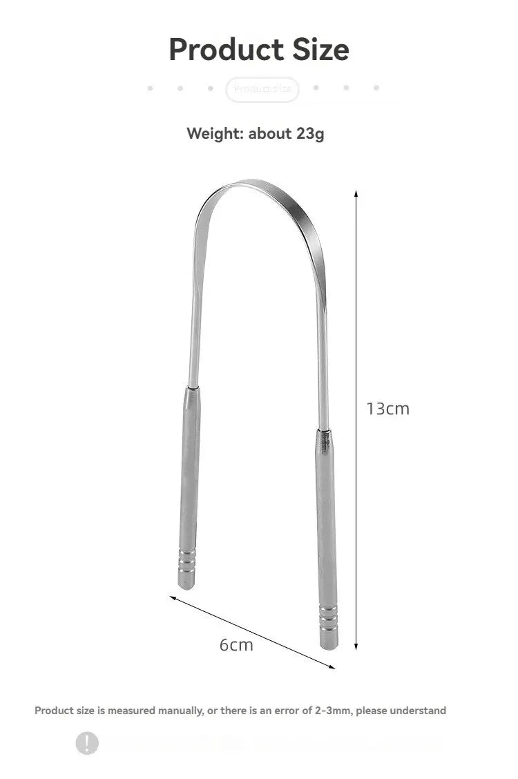 U-shaped Bad Breath Remover Tongue Scraper - Image 11