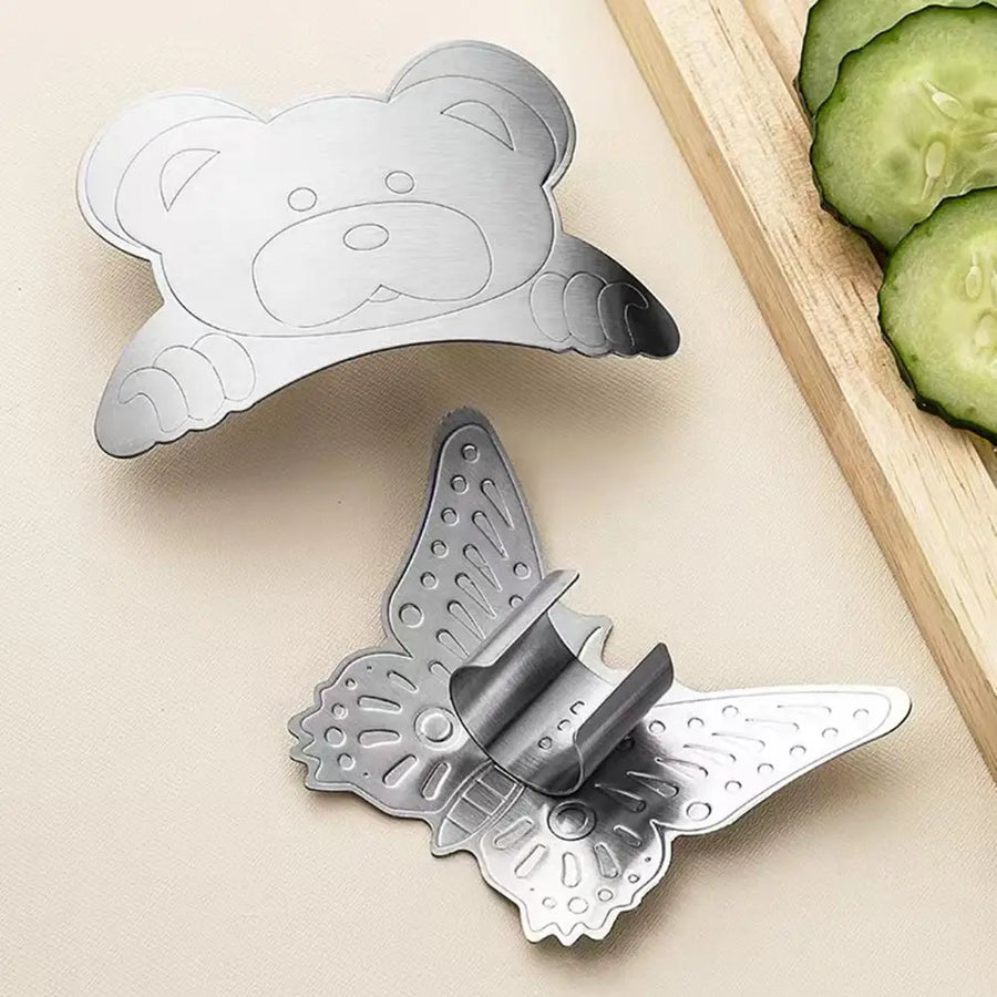 Butterfly Stainless Steel Adjustable Knife Shield Finger Protector - Image 2