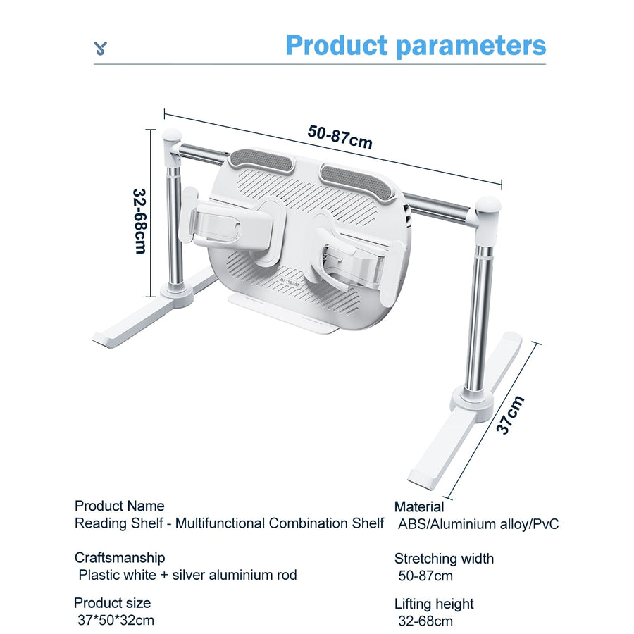 Adjustable Lazy Stand Easy Tablet Book Holder - Image 7