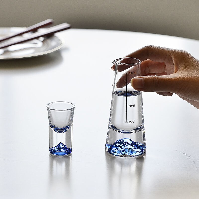 Japan Style Lead-Free Mountain Glass Set - Image 1