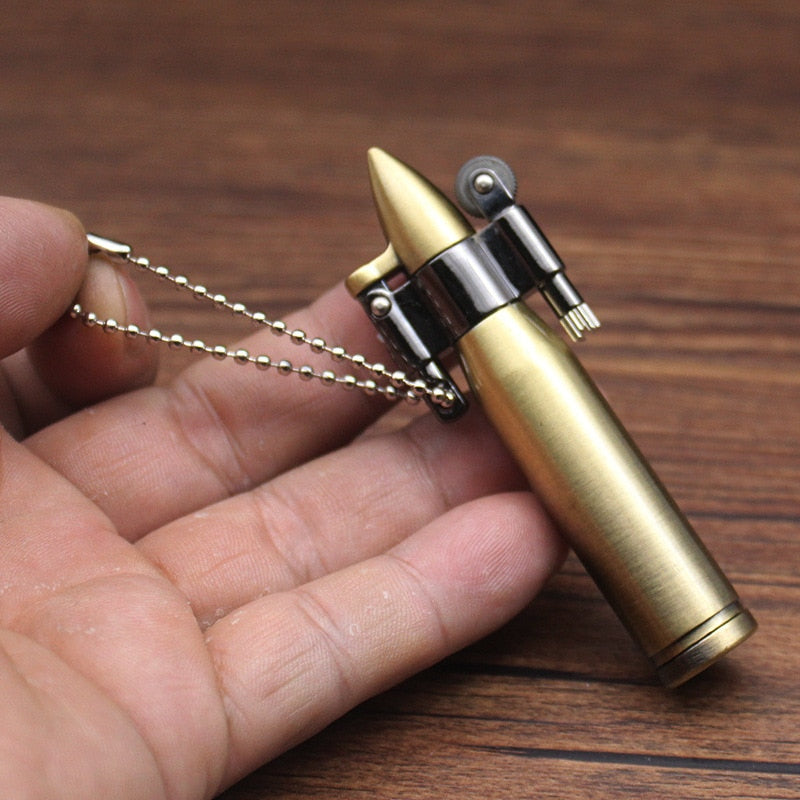 Jet Power Retro Metal Keychain Lighter - Image 3