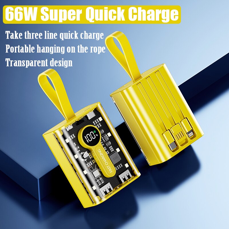 Transparent Insight Quick Charge Powerbank - Image 3
