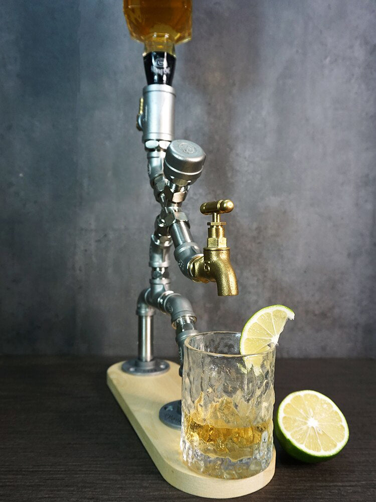 Vintage Human Industrial Pipe Drink Dispenser - Image 3
