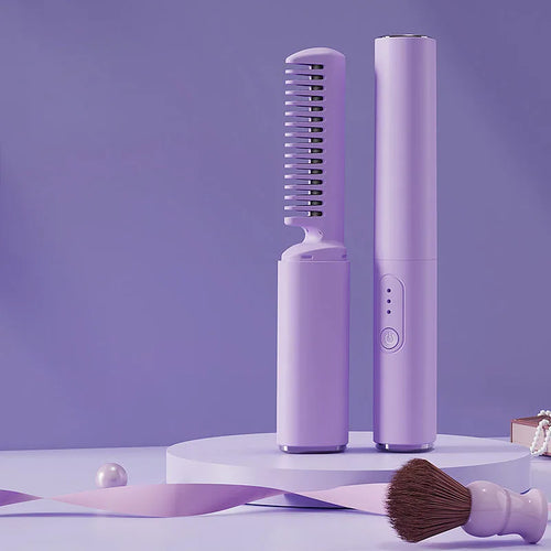Wireless Anti-Burn Portable Hair Styler Comb - Image 0