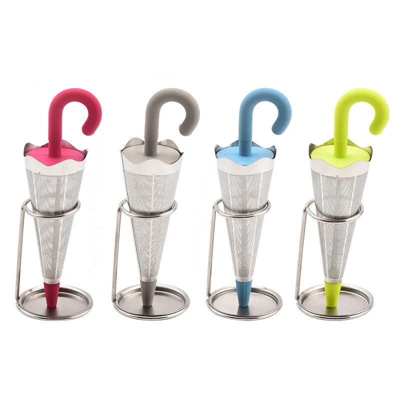 Umbrella Stainless Steel Tea Infuser - Image 5