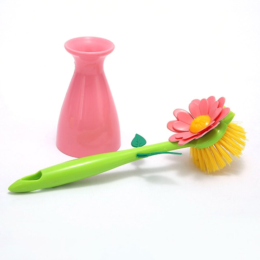Creative Flower Pot Cleaning Brush - Image 4