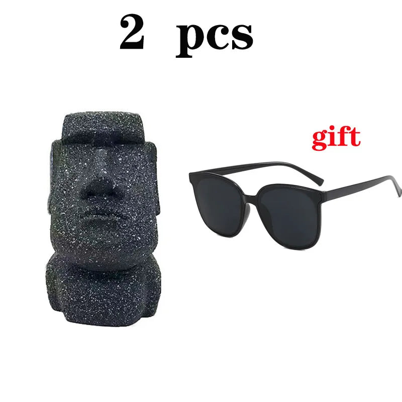 Stone Face Eyeglass Holder Stand - Image 7