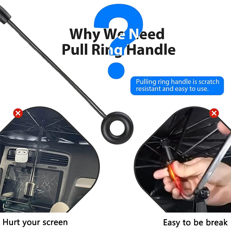 Sunshield Foldable Car Windshield Umbrella - Image 1