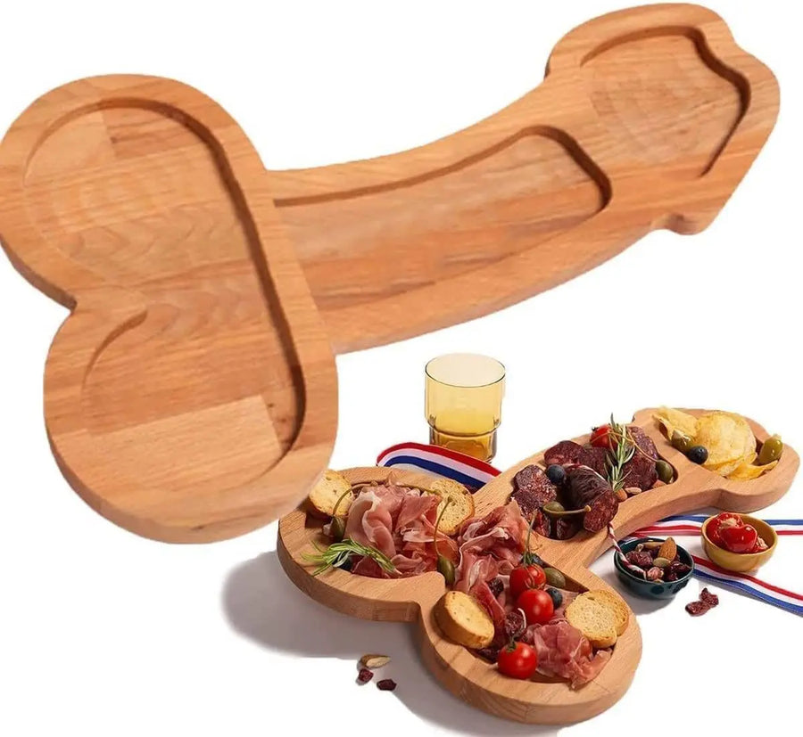 Funny Adult-Themed Multi-Compartment Serving Board - Image 2