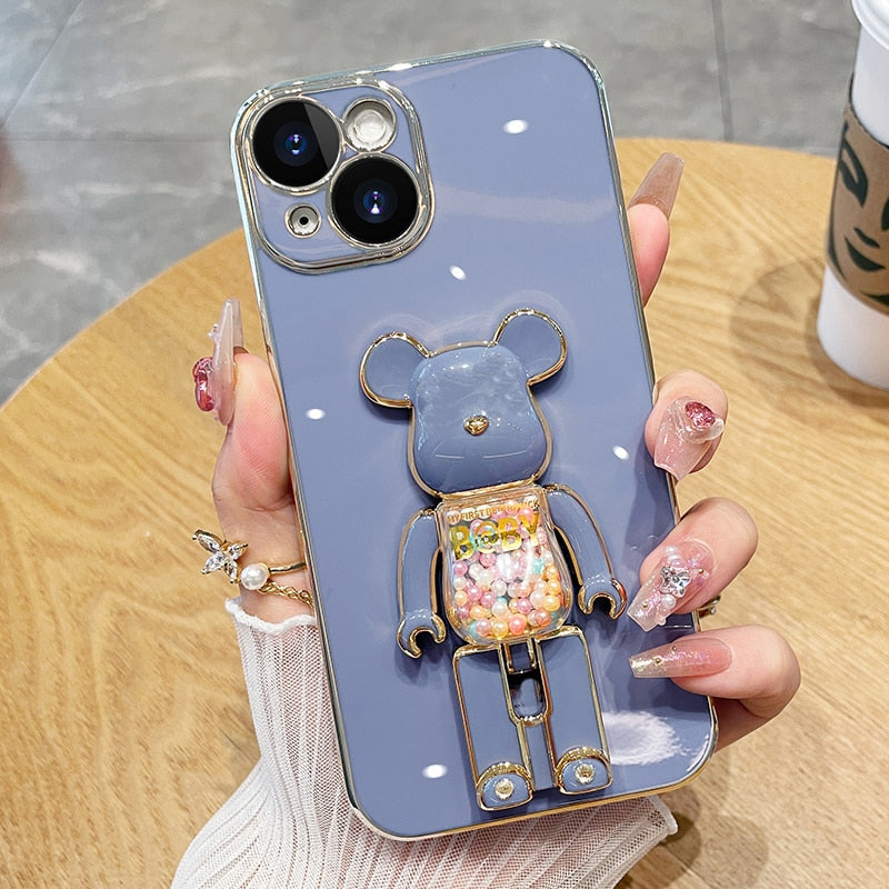 Bear Lover Colorful 3D Doll Phone Case - Image 5