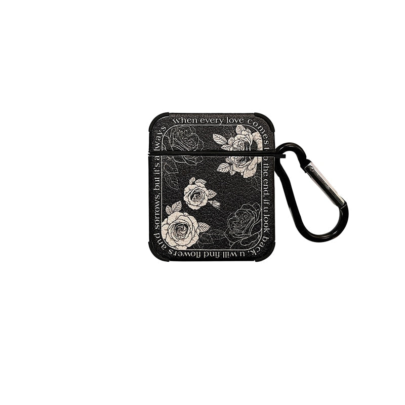 Artistic Flower Leather Airpods Case - Image 9