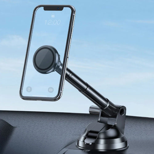 Magnetic Car Dashboard Long Handle Phone Holder - Image 0