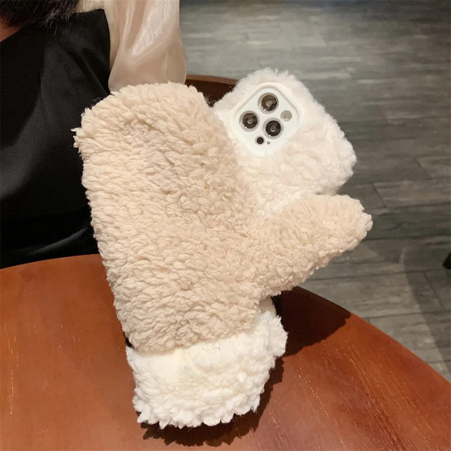 Fluffy Fur iPhone Case Glove - Image 4