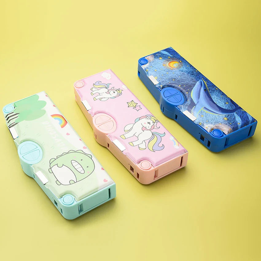 Korean Style Cute Multifunctional Kids Pencil Case - Image 2