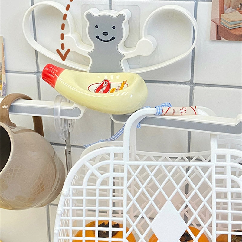 Wall-mounted Bear Storage Rack - Image 6
