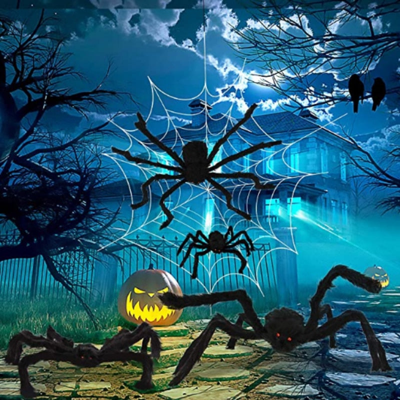 Big Black Spider Halloween Party Decoration - Image 5