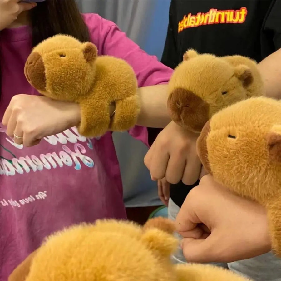 Cuddly Capybara Cozy Wrap Sleeve Plush Band - Image 5